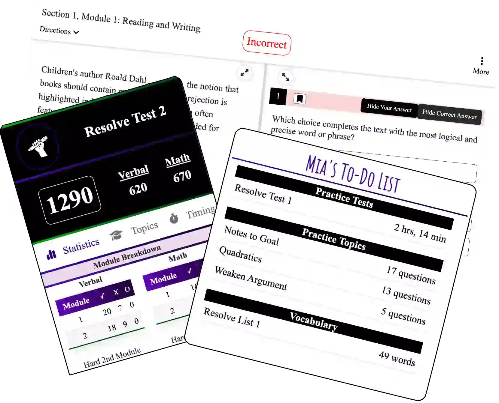 Resolve Test Prep Digital Sat Practice Tests And Practice Problems